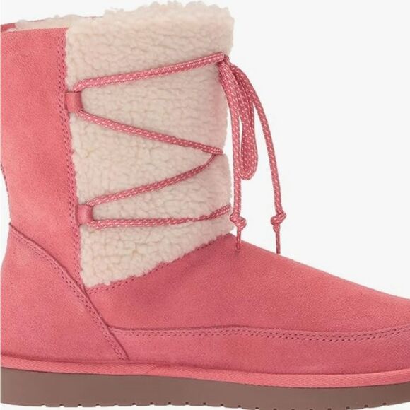 Koolaburra By Ugg Michon Short Boot- Tea Rose - Picture 4 of 13